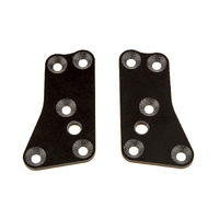 RC8B3.2 FT Upper Suspension Arm Inserts, G10, Front Upper, 2.0 mm