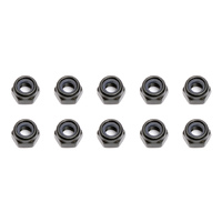 Locknuts, M4, black