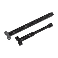 RC10B74.2 FT Carbon Fiber Stiff Chassis Brace Support Set, 2.5mm
