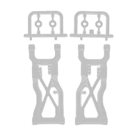 RC10B7 FT Carbon Rear Suspension Arms V2, 81mm