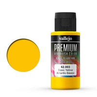 Vallejo Premium Colour Basic Yellow 60 ml Acrylic Airbrush Paint [62003]