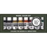 Vallejo Model Colour Transparent Colors 8 Colour Acrylic Paint Set [70136]