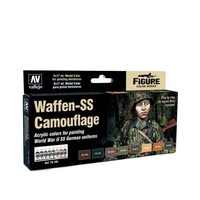 Vallejo Model Colour Waffen-SS Camouflage Acrylic Paint Set [70180]