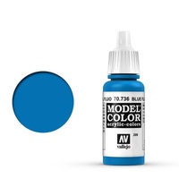 Vallejo Model Colour #209 Fluorescent Blue 17 ml Acrylic Paint [70736]