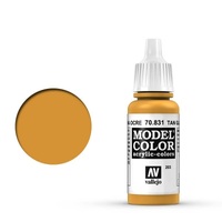Vallejo Model Colour #203 Tan Glaze 17 ml Acrylic Paint [70831]