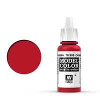 Vallejo Model Colour #030 Carmine Red 17 ml Acrylic Paint [70908]