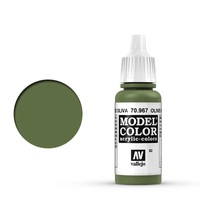 Vallejo Model Colour #082 Olive Green 17 ml Acrylic Paint [70967]