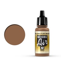 Vallejo Model Air Mud Brown 17 ml Acrylic Airbrush Paint [71037]