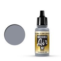 Vallejo Model Air Light Gray 17 ml Acrylic Airbrush Paint [71050]
