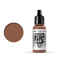 Vallejo Model Air Copper 17 ml Acrylic Airbrush Paint [71068]