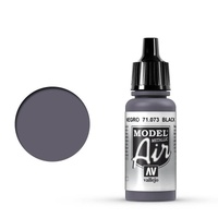 Vallejo Model Air Black Metallic 17 ml Acrylic Airbrush Paint [71073]