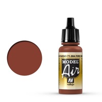 Vallejo Model Air Fire Red 17 ml Acrylic Airbrush Paint [71084]