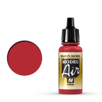 Vallejo Model Air Red 17 ml Acrylic Airbrush Paint [71102]