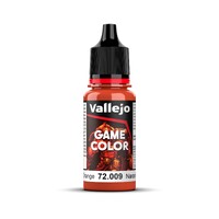 Vallejo Game Colour Hot Orange 18ml Acrylic Paint - New Formulation