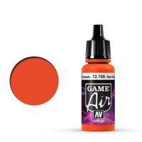 Vallejo Game Air Hot Orange 17 ml Acrylic Airbrush Paint [72709]