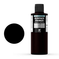Vallejo Surface Primer Color Black 200 ml [74602]
