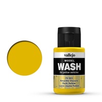 Vallejo Model Wash Dark Yellow 35 ml Acrylic Paint [76503]