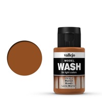Vallejo Model Wash Brown 35 ml Acrylic Paint [76513]