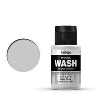 Vallejo Model Wash Light Grey 35 ml Acrylic Paint [76515]