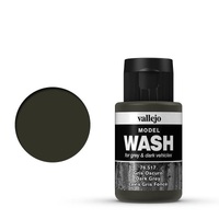 Vallejo Model Wash Dark Grey 35 ml Acrylic Paint [76517]