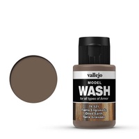 Vallejo Model Wash Oiled Earth 35 ml Acrylic Paint [76521]