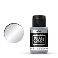 Vallejo Metal Color White Aluminium 32 ml Acrylic Paint [77706]