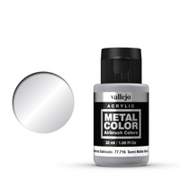 Vallejo Metal Color Semi Matte Aluminium 32ml Acrylic Paint [77716]