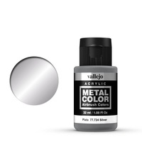 Vallejo Metal Color Silver 32ml Acrylic Paint [77724]