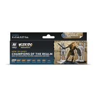 Vallejo Wizkids Premium set: Champions of the Realm Acrylic Paint Set (8 Colour Set) [80250]