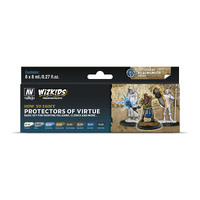 Vallejo Wizkids Premium set: Protectors of Virtue Acrylic Paint Set (8 Colour Set) [80252]