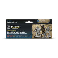 Vallejo Wizkids Premium set: Shadow warriors Acrylic Paint Set (8 Colour Set) [80253]