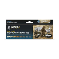 Vallejo Wizkids Premium set: Woodland creatures Acrylic Paint Set (8 Colour Set) [80254]