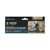 Vallejo Wizkids Premium set: Masters of the Arcane Acrylic Paint Set (8 Colour Set) [80257]