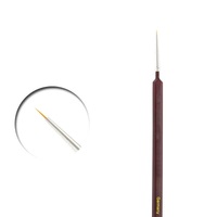 Vallejo Round Toray Brush Triangular Handle No.0 Paint Brush [P15000]