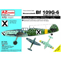 AZ Models AZ7632 1/72 Bf 109G-6 Bulgarian Air Force Plastic Model Kit