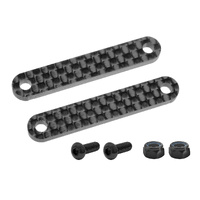 Team Corally - Chassis Brace Stiffener - Front - fits part C-00180-022 - Carbon 2.5mm - 2 Pcs