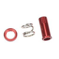 Team Corally - Servo Saver Tube + Nut + Spring - Aluminium - 1 set