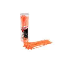 Team Corally - Strap-it - Cable Tie Raps - Orange - 2.5x100mm - 50 pcs