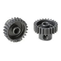 Team Corally - 48 DP Pinion - Short - Hard Anodised AL7075 - 24 Teeth - Shaft Dia. 3.17mm