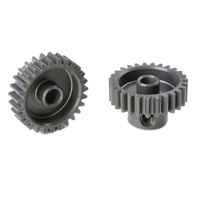 Team Corally - 48 DP Pinion - Short - Hard Anodised AL7075 - 27 Teeth - Shaft Dia. 3.17mm