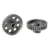 Team Corally - 48 DP Pinion - Short - Hard Anodised AL7075 - 34 Teeth - Shaft Dia. 3.17mm