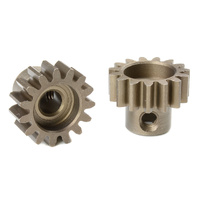 Team Corally - M1.0 Pinion - Short - Hardened Steel - 15 Teeth - Shaft Dia. 5mm