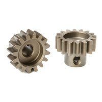 Team Corally - M1.0 Pinion - Short - Hardened Steel - 16 Teeth - Shaft Dia. 5mm
