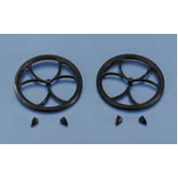 DUBRO 250ML 2-1/2in MICRO LITE WHEELS  (1 PAIR PER CARD)