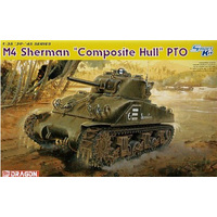 Dragon 6740 1/35 M4 Sherman "Composite Hull" PTO Plastic Model Kit