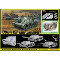 Dragon 1/35 JSU-122 Tank Destroyer (3 in 1) Plastic Model Kit [6787]