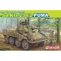 Dragon 1/35 Sd.Kfz.234/2 Puma (Premium) Plastic Model Kit [6943]