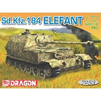 Dragon 1/72 Sd.Kfz.184 Elefant Plastic Model Kit