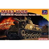 Dragon 7524 1/72 M4A3 HVSS POA-CWS-H5 Flamethrower, Korean War Plastic Model Kit