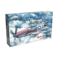 Eduard 1/72 Aces Of The Eighth Dual Combo Plastic Model Kit